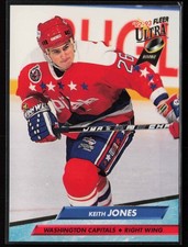 1992-93 Fleer Ultra #436 Keith Jones Rookie Washington Capitals NM