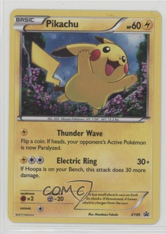 Pikachu (Cosmos Holo) Holo Pokémon XY Black Star Promo #XY89