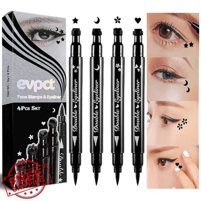 evpct 4in1 Black Face Stamp Eyeliner Set