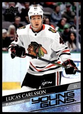 2020-21 UPPER DECK YOUNG GUNS ROOKIE Lucas Carlsson Rookie Chicago Blackhawks