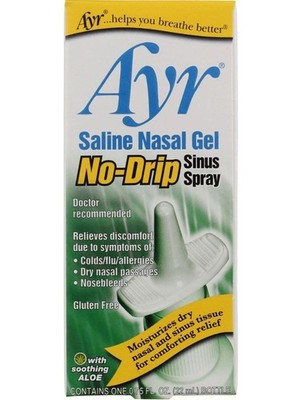 6 Pack Ayr No Drip Sinus Spray Nasal Gel Spray 0.75 fl oz Lot Of 6 