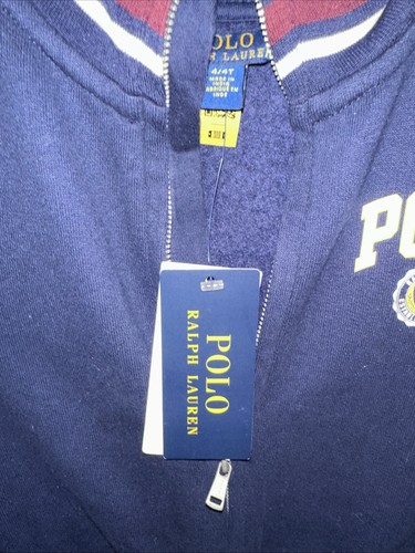 Polo Ralph Lauren size 4 Girls Navy Blue Jumpsuit Long Sleeve - Picture 3 of 6