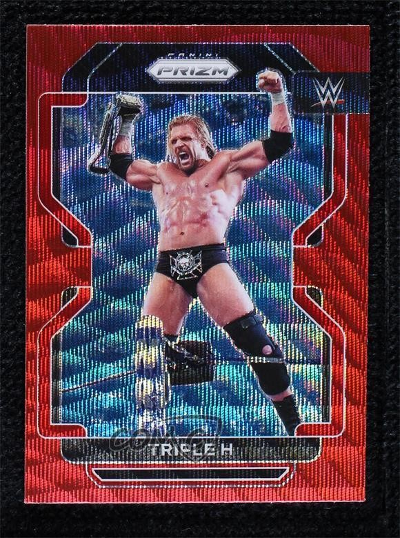 2022 Panini Prizm WWE Ruby Wave Prizm Triple H #194 fm0