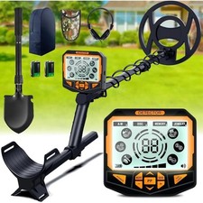 LCD Display Metal Detector 12 inch Coil Gold Digger Hunter IP68 Waterproof
