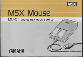 Vintage YAMAHA MSX-Mouse MU-01 NOS W/Owners Manual