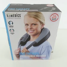 Homedics Pro Therapy Vibration Neck Massager with Heat NMSQ-217HJ