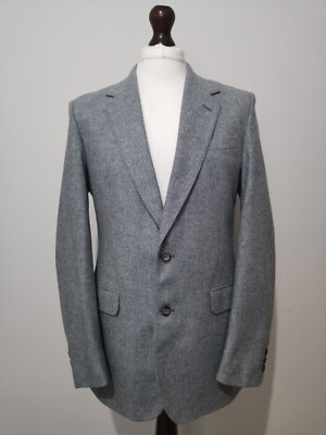 Centaur Blazer Jacke Herren 40 R Grau Wolle Vintage Sport Mantel Country Heritage