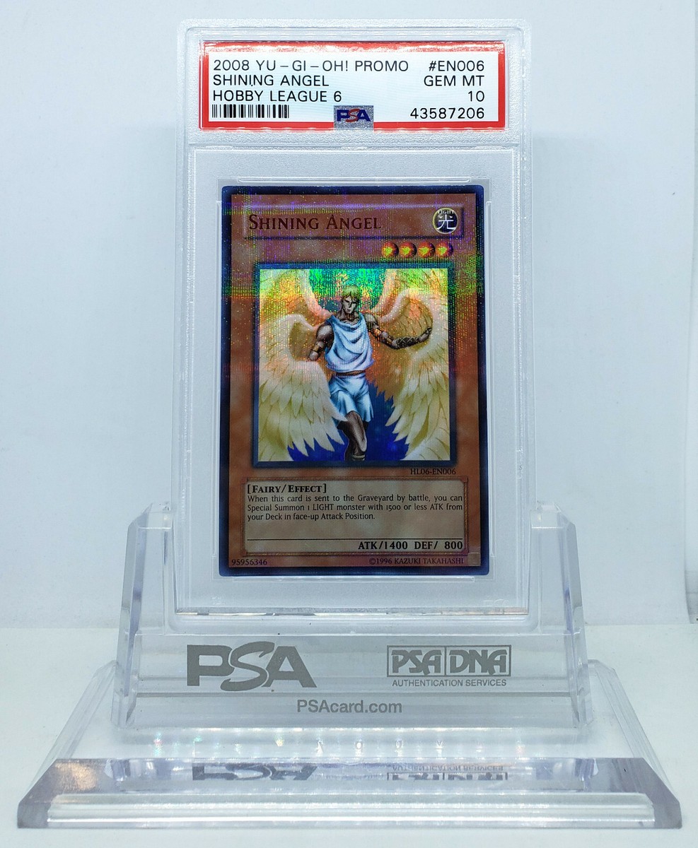 YUGIOH HL06-EN006 SHINING ANGEL HOBBY LEAGUE 6 PARALLEL FOIL PSA