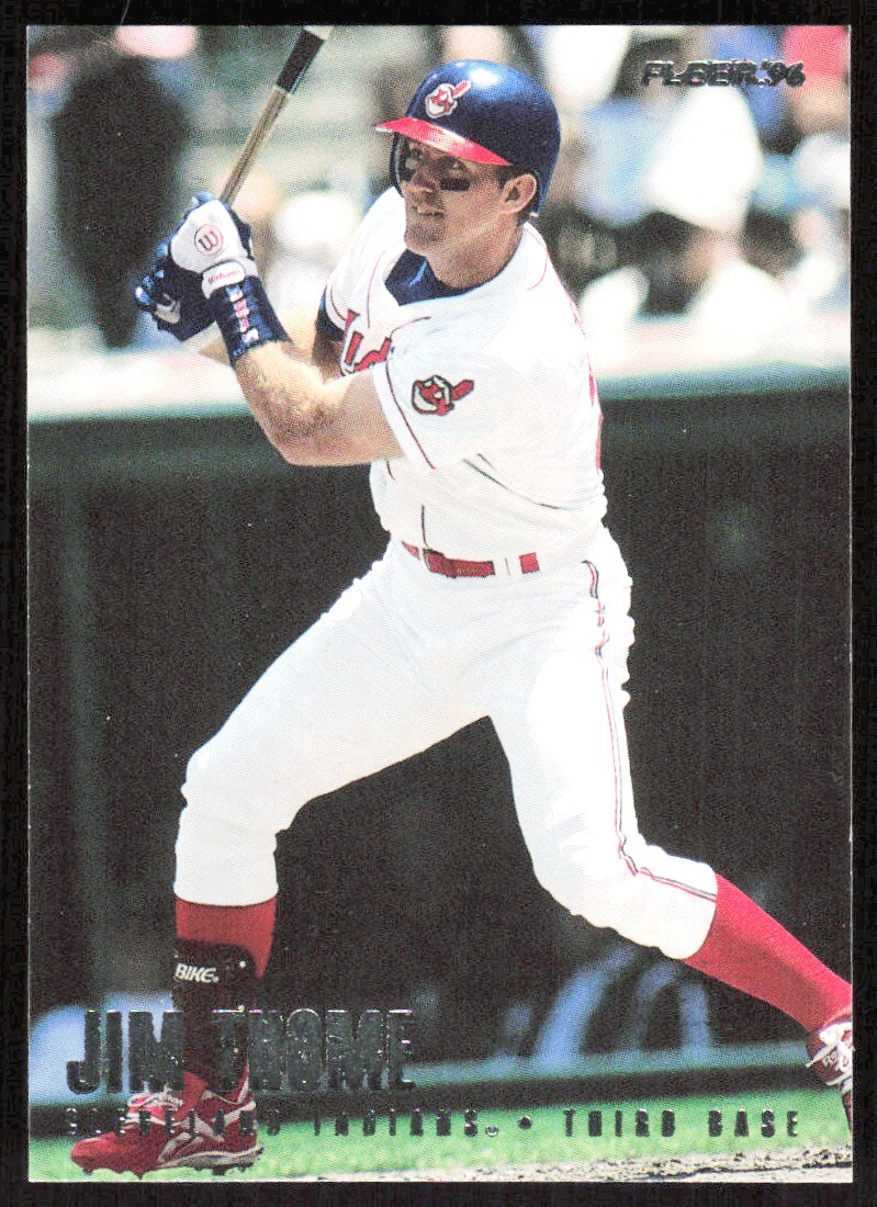 1996 10408A Fleer Cleveland Indians Jim Thome Cleveland Indians #17