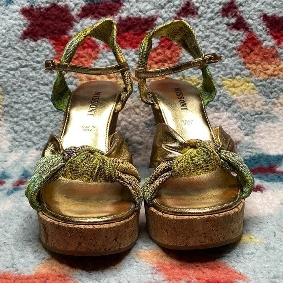 Sandalias Missoni cuñas corcho 5 Foto 3 de 4