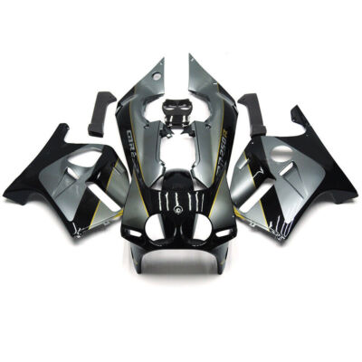 Injection Fairing Kit For Honda CBR250RR MC19 1988 1989 Silver Black Bodywork