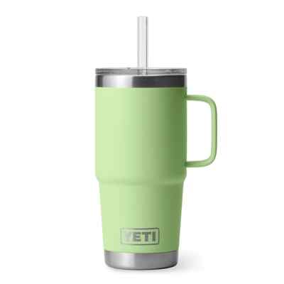 YETI Rambler 25 oz Insulated Mug With Straw Lid | Key Lime *NEW*