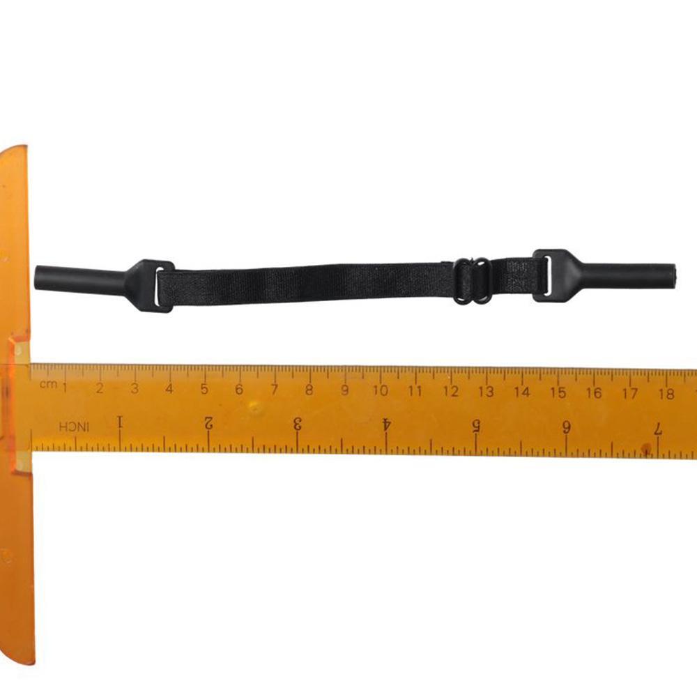 4pcs 1827cm Glasses Strap Black Rubber Straps Glasses Tightening Kit