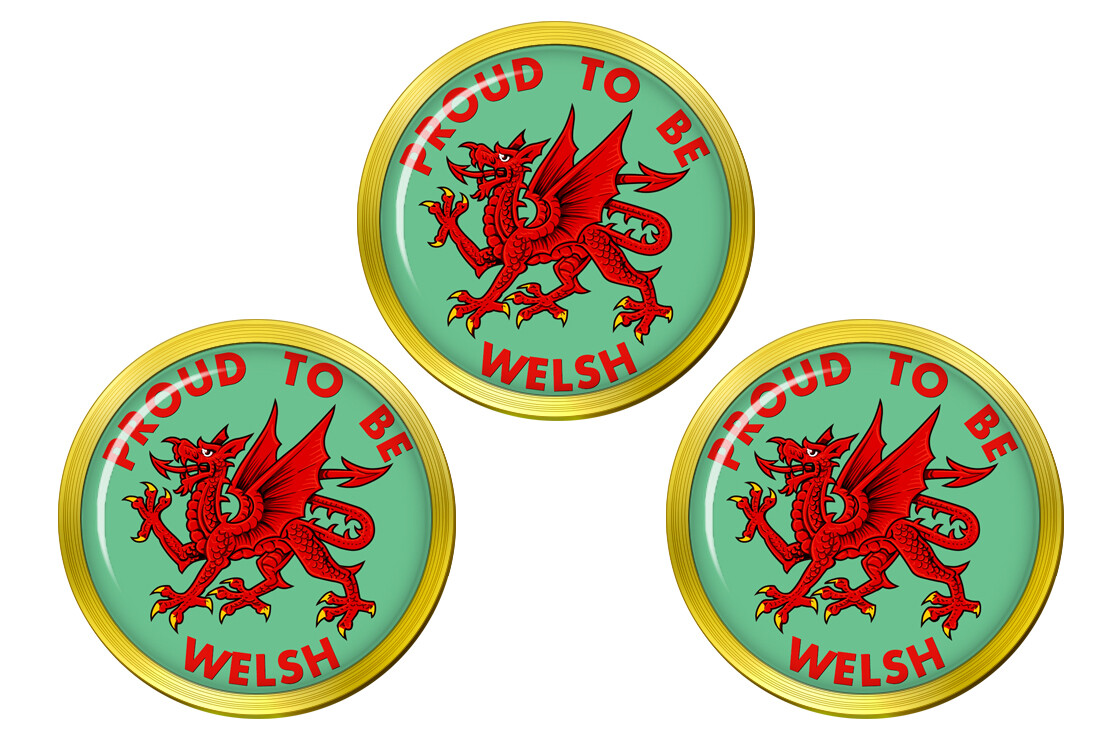Welsh and Proud Golf Ball Markers