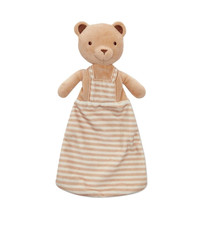 Primark Bär Kuscheltuch Teddy Schmusetuch Schnuffeltuch braun gestreift