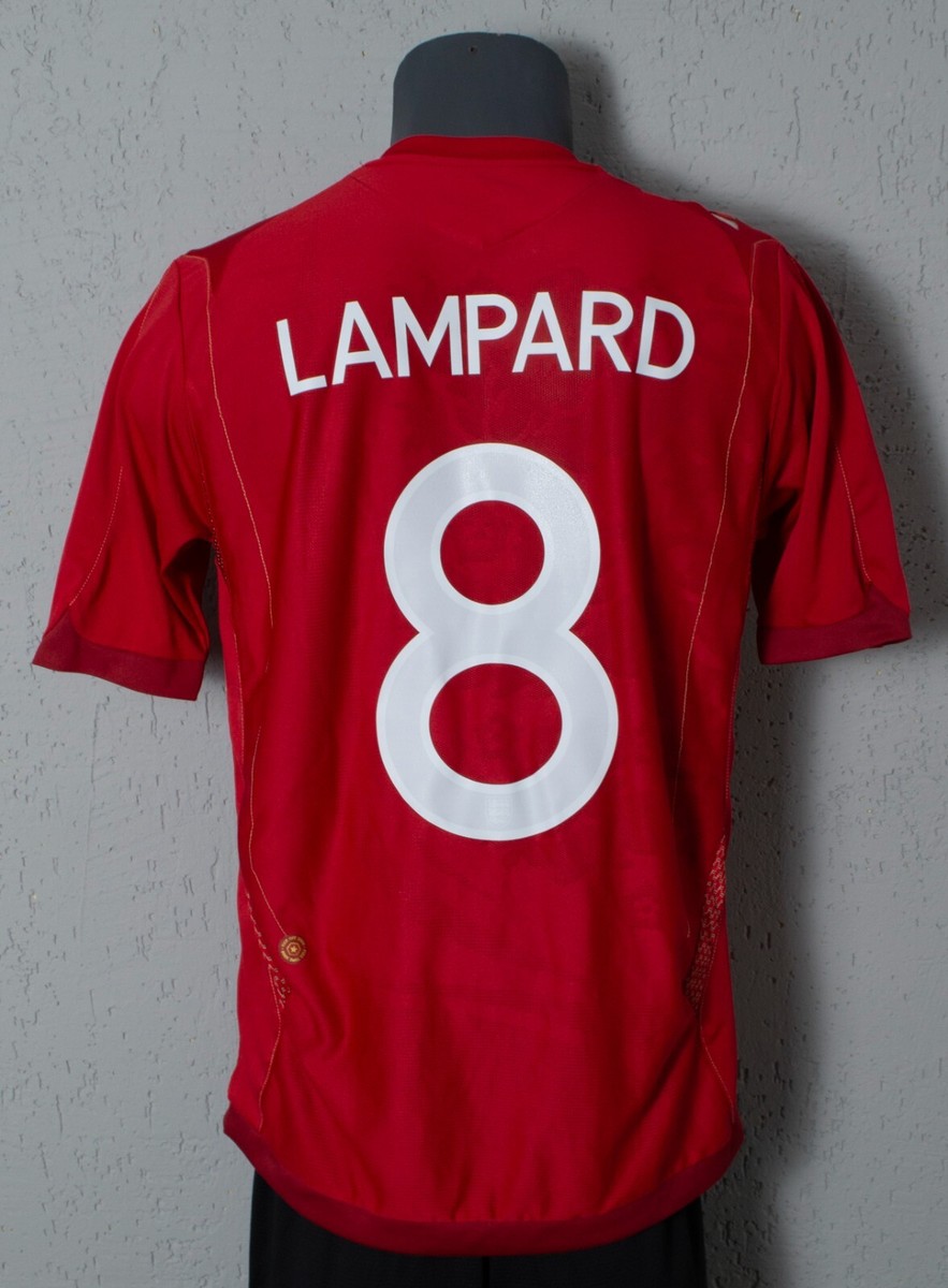 England Lampard Jersey World Cup 2006 Away Football Soccer Shirt