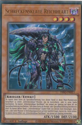 Schreckensklaue Reichheart DIFO-DE012 Ultra Rare Dimension Force Yugioh Deutsch