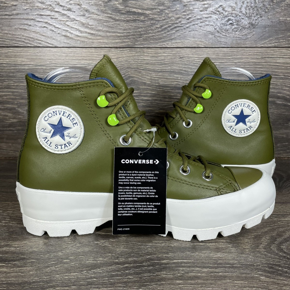 Converse Women's Chuck Taylor Lugged Winter Hi GTX Green