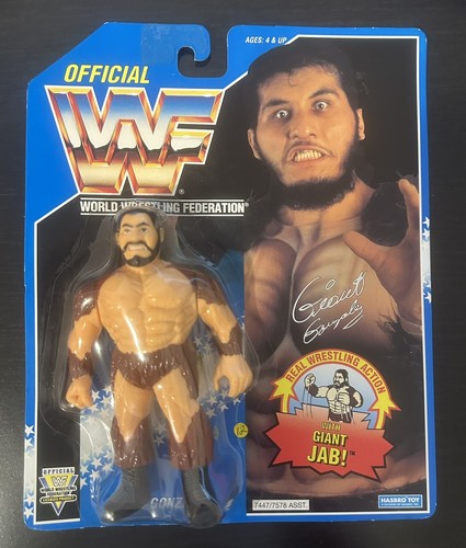 WWF Hasbro Giant Gonzalez 1993 Blue Card WWE MOC W...
