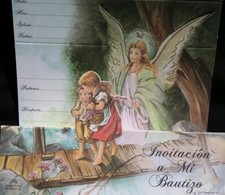 20 Invitaciones de,A Mi Bautizo (invitaciones de bautizo al bautizo español), Favores