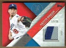 2018 Topps Major League Materials Red #MLMKM Kenta Maeda #17/25