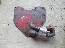 Farmall Super M Sm Ih Tractor Hydraulic Oil Reservoir Bottom Cover Panel + Ports