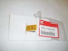 Oem Honda Helmet Holder Sticker 87511-323-670 D7109 Oem Honda Helmet Holder Sticker 87511-323-670 D7109
