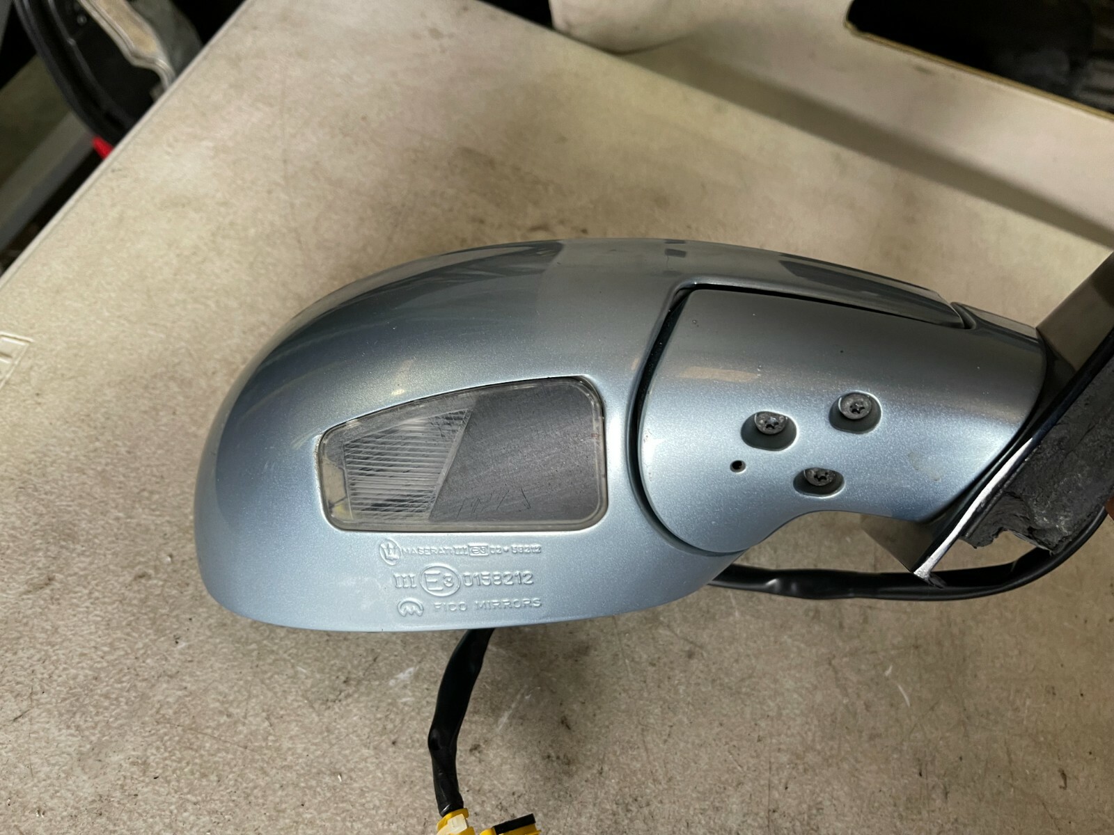 MASERATI QUATTROPORTE M139 OEM 04-08 FRONT RIGHT PASSENGER SIDE DOOR MIRROR 
