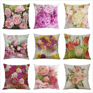 flower pillow case