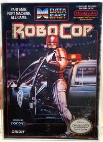RoboCop 1988 New Nintendo NES Factory Sealed WATA Grade 9.8 A+ H-Seam TOP POP 3