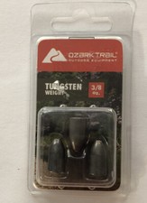 Pack of 3 Ozark Tungsten 3/8 Oz Weights
