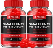 (2 Pack) Primal Ultimate Gummies for Men-PrimalX Vitamin B12, PrimalUltimate