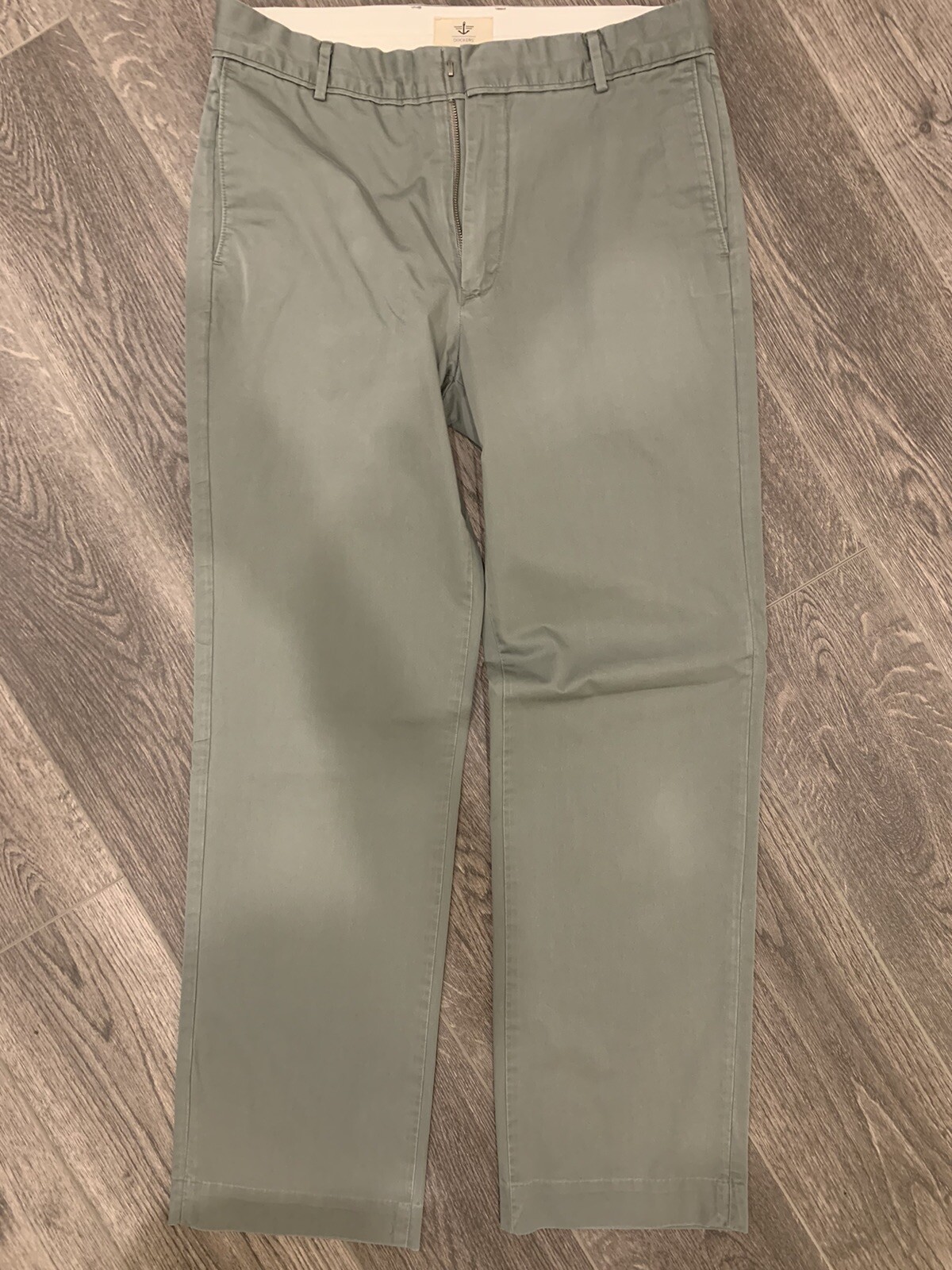 Mens DOCKERS D1 Pants Easy Khaki Olive 34x32 Gem