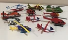 Vintage Lot of 11 Die Cast Toy Helicopters Match Box Hot Wheels 1985-2002