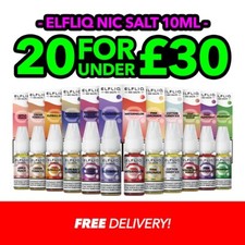 ELFLIQ by ELF BAR E Liquid | Nic Salt 10ml | 5mg 10mg 20mg | E-Cig