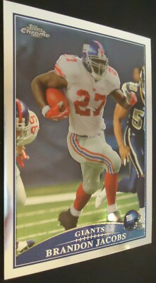 NFL TC68 Brandon Jacobs New York Giants Topps Chrome 2009