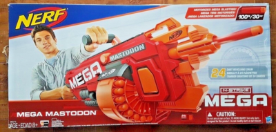 NERF N-Strike 2016 MEGA Mastodon Motorised Blaster BOXSET - NEW
