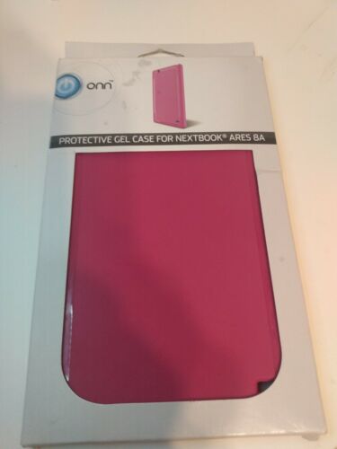  Protective Gel Case For NEXTBOOK ARES 8A Pink (NEW) tablet cover washable  - Picture 1 of 2