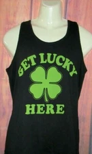 MENS DAVID AND  GOLIATH LUCKY TANK TOP T-SHIRT SIZE M