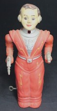 1950's Irwin Man from Mars Wind-Up Space Toy - Works - Vintage