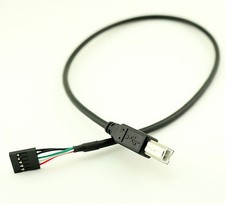 50cm USB 2.0 Type B Male to Dupont 5 Pin Female Header Motherboard Adapter Cable