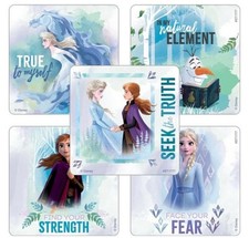 25 Disney Frozen 2 Strength Stickers Party Favors Teacher Supply Elsa Anna Olaf