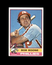 Bob Boone Signed 1976 Topps Philadelphia Phillies Autograph