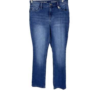 Laurie Felt Women's Petite Forever Denim Baby Bell Jeans True Blue Size 16P