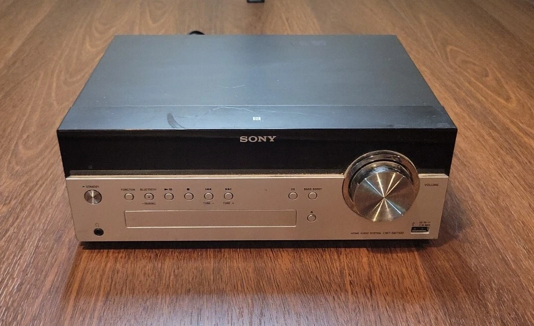 Sony CMT-SBT100 Compact Disc Receiver SBT100 Bluetooth USB CD Radio System