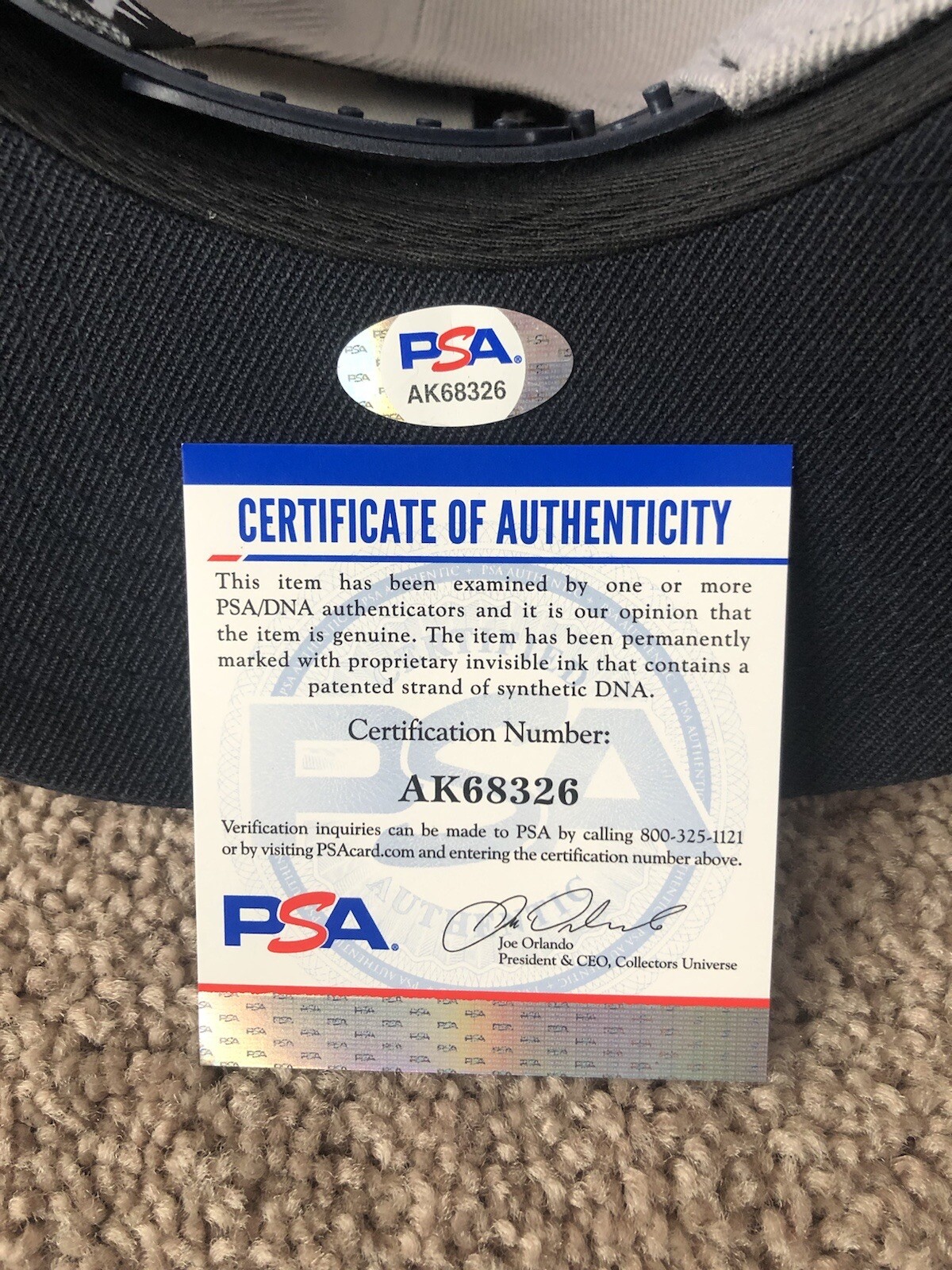 Saul Canelo Alvarez Signed Hat PSA DNA COA Autographed Boxing view 3