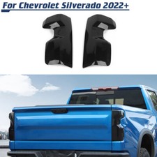 Blackened Taillight Lamp Cover Trim Bezel Accessories For Chevy Silverado 2022 Blackened Taillight Lamp Cover Trim Bezel Accessories For Chevy Silverado 2022