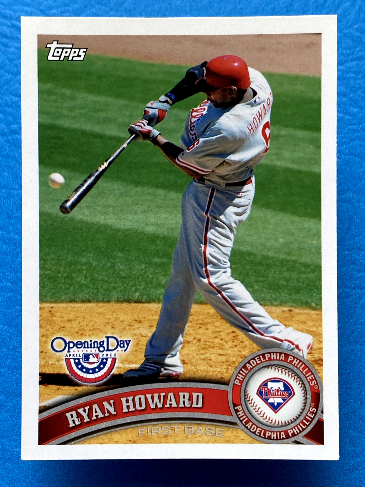 Ryan Howard 2011 Topps Opening Day #218 Philadelphia Phillies
