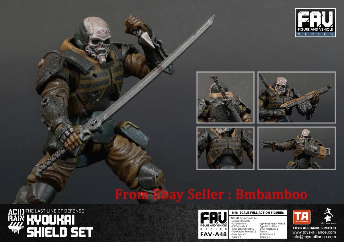 SF・ファンタジー・ホラー Acid Rain FAV-A48 KYOUKAI SHIELD SET Acid Rain World 1/18 FAV-A48 Kyoukai Shield Set Soldiers Action