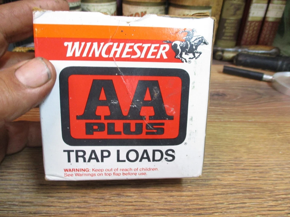 WINCHESTER WESTERN AA PLUS TRAP LOAD shot shell shotgun empty BOX 12 ga - Image 4 of 4